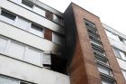 Klaipėdoje per gaisrą nukentėjo žmogus Klaipėdoje per gaisrą nukentėjo žmogus