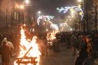 Gedimino prospekte uždegta 70 simbolinių laužų Gedimino prospekte uždegta 70 simbolinių laužų
