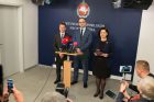 Spaudos konferencija dėl politinės korupcijos bylos Spaudos konferencija dėl politinės korupcijos bylos