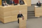 Devintasis D. Grybauskaitės metinis pranešimas Seime Devintasis D. Grybauskaitės metinis pranešimas Seime