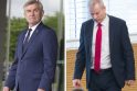 Viktoras Pranckietis (kairėje) ir Mindaugas Bastys (dešinėje)